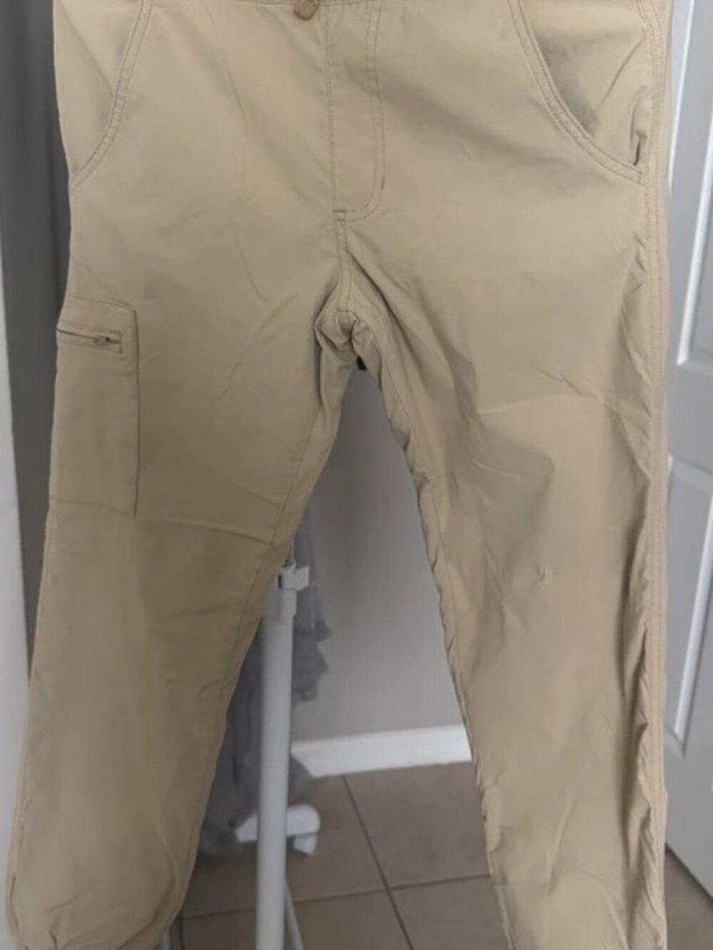 Weatherproof Vintage Boys Fleece Lined Cargo Pants L (14/16) Khaki (R-017)